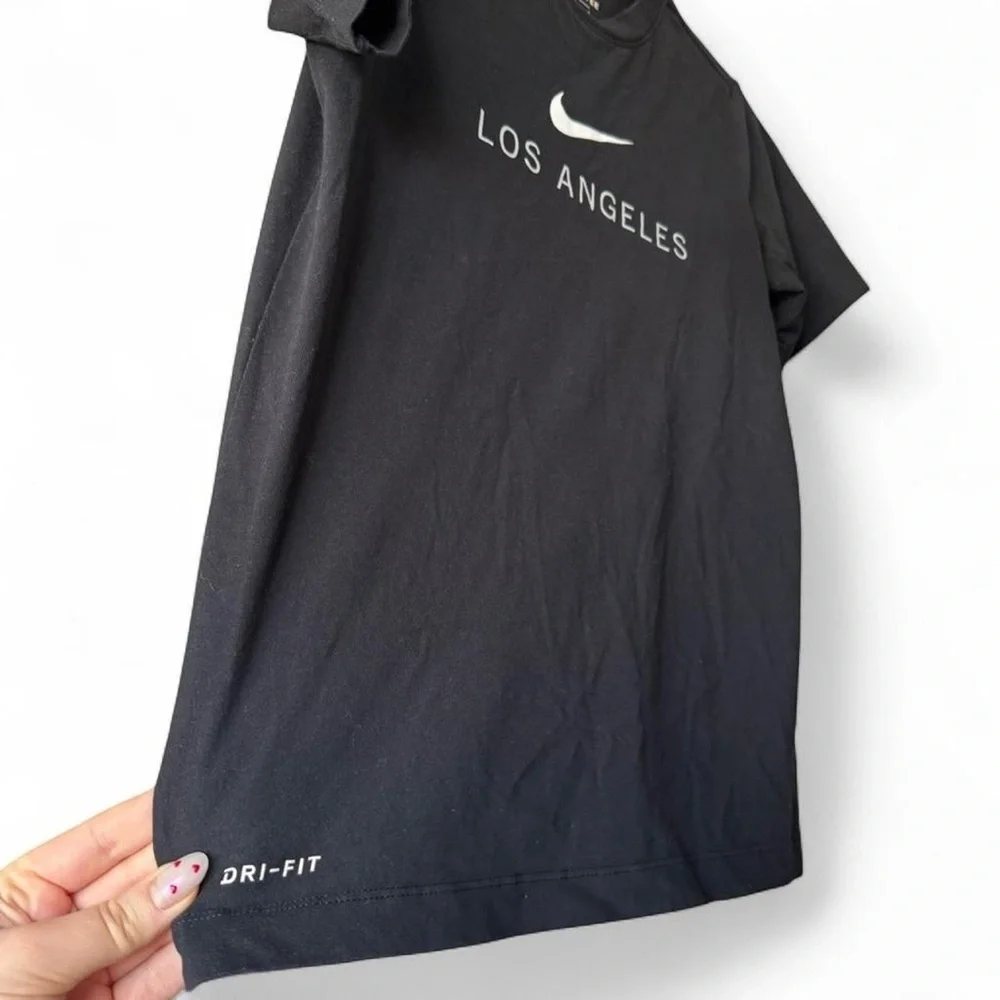 Nike Los Angeles Dri-FIT Swoosh T-Shirt Black Youth Large L Women’s XS/S